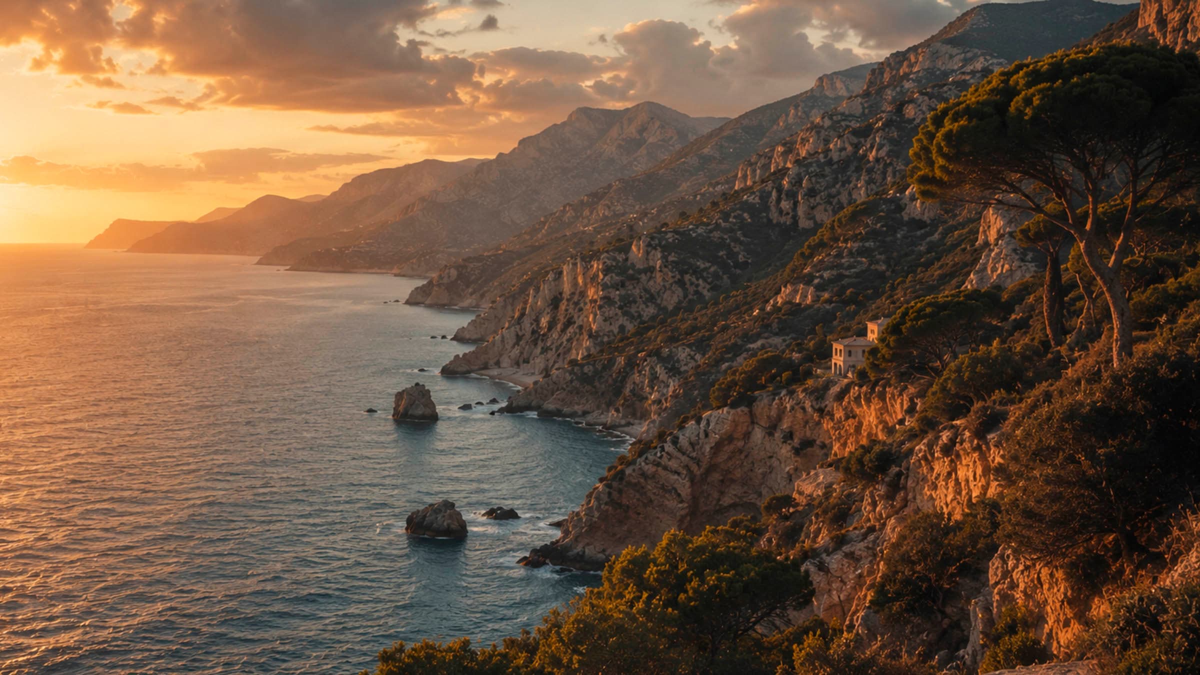 Mediterranean filming location in Spain