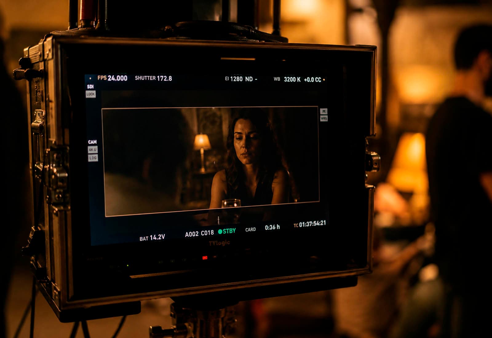 Film production monitor in Spain